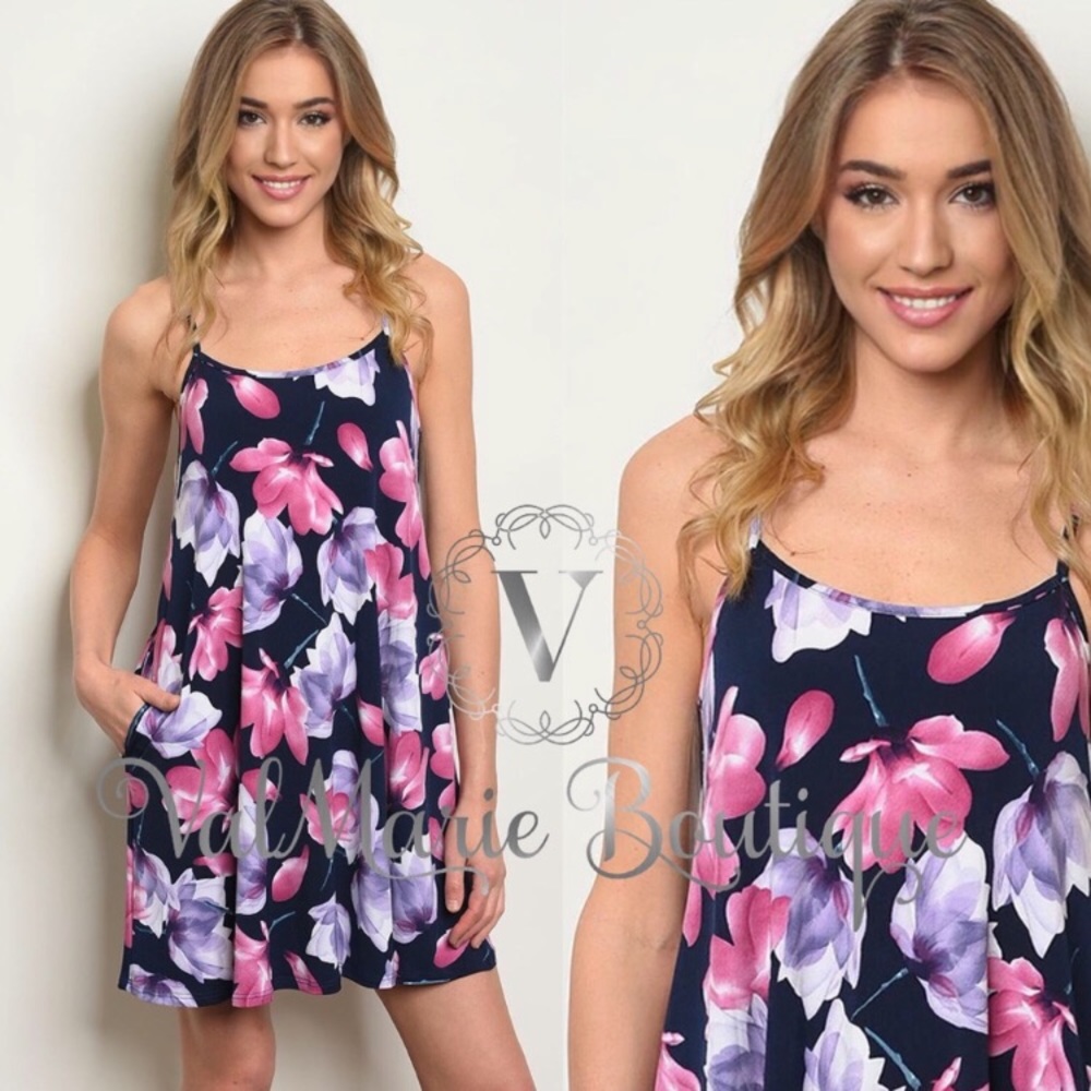 Floral mini dress